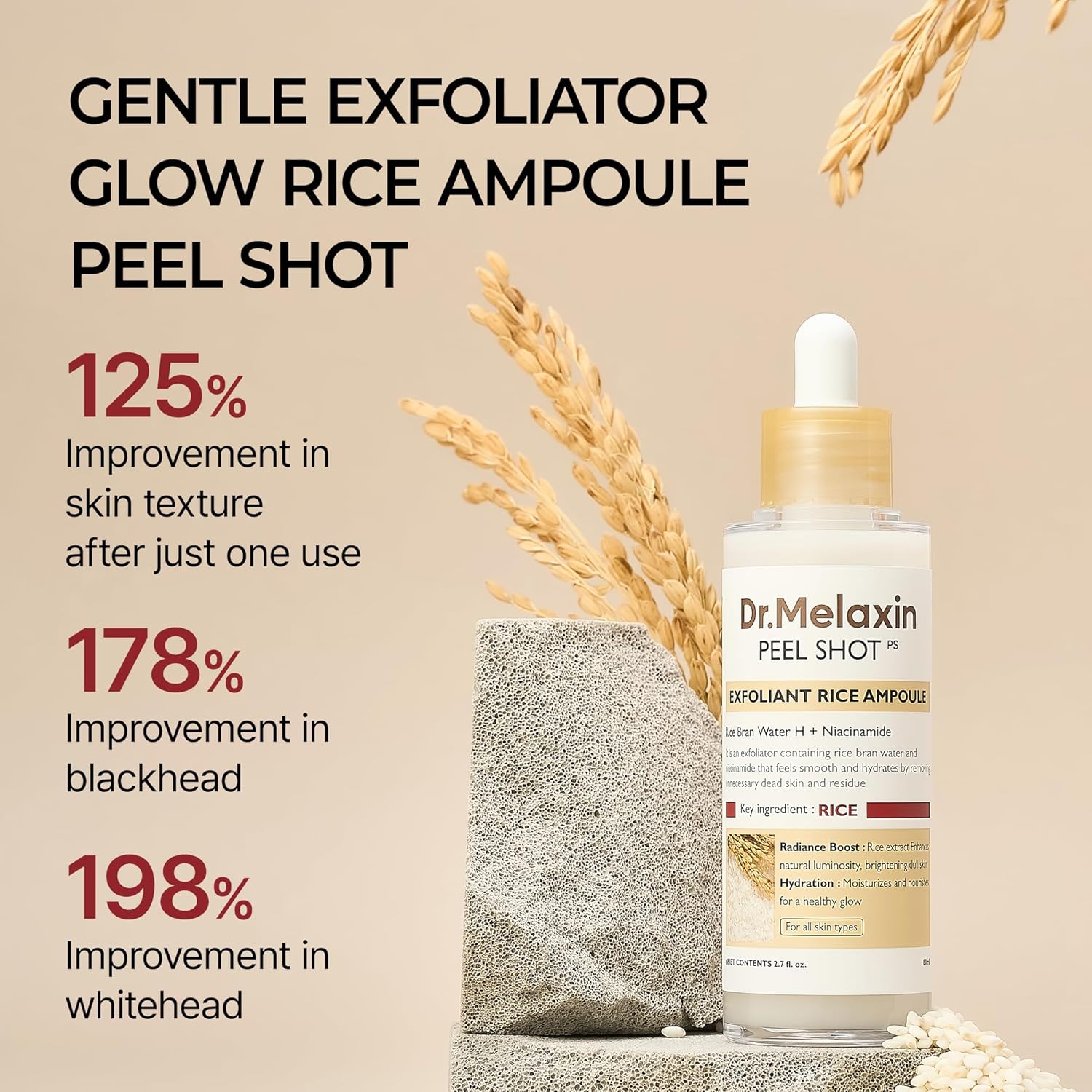 Dr Melaxin Exfoliant Rice Ampoule