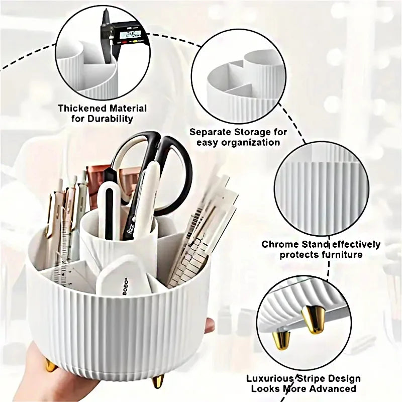 Elegant Spin Makeup Organizer